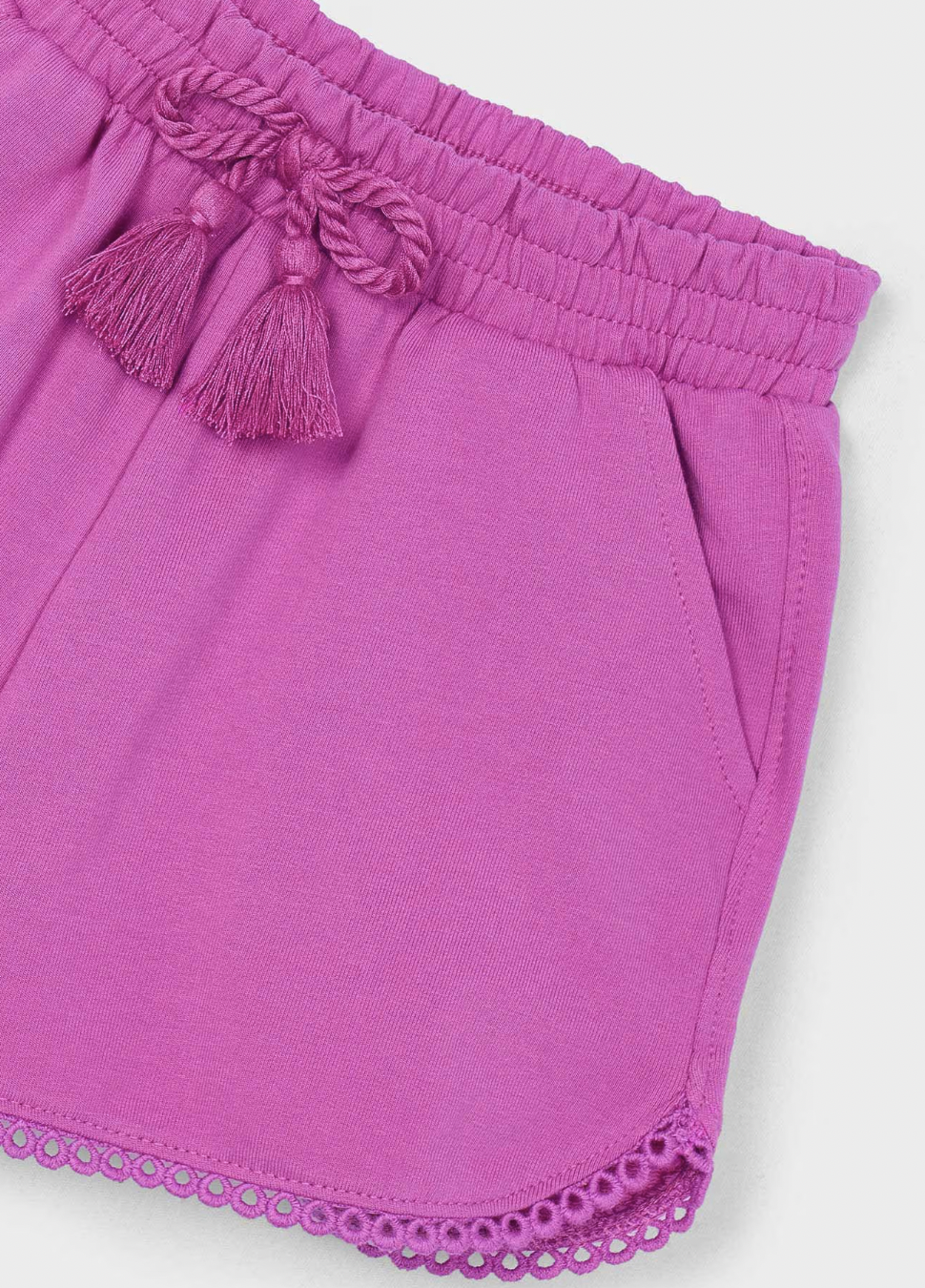 Scalloped Shorts - Orchid