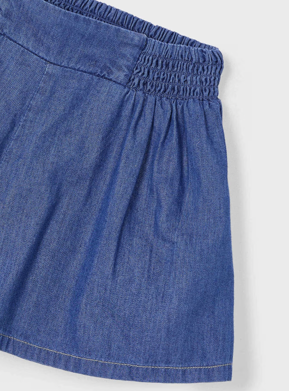 Pull On Shorts - Chambray