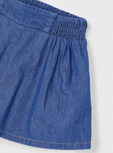 Pull On Shorts - Chambray