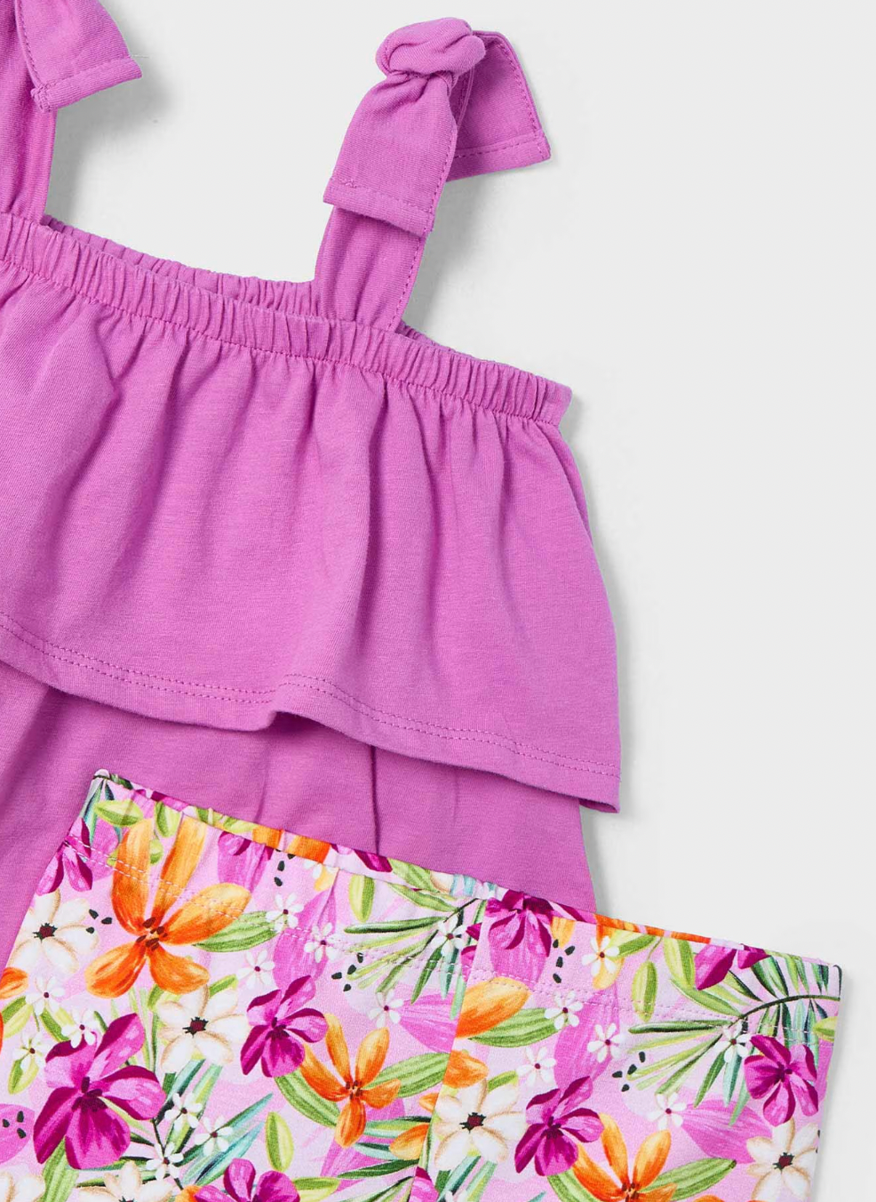 Ruffle Tank and Leggings - Orchid
