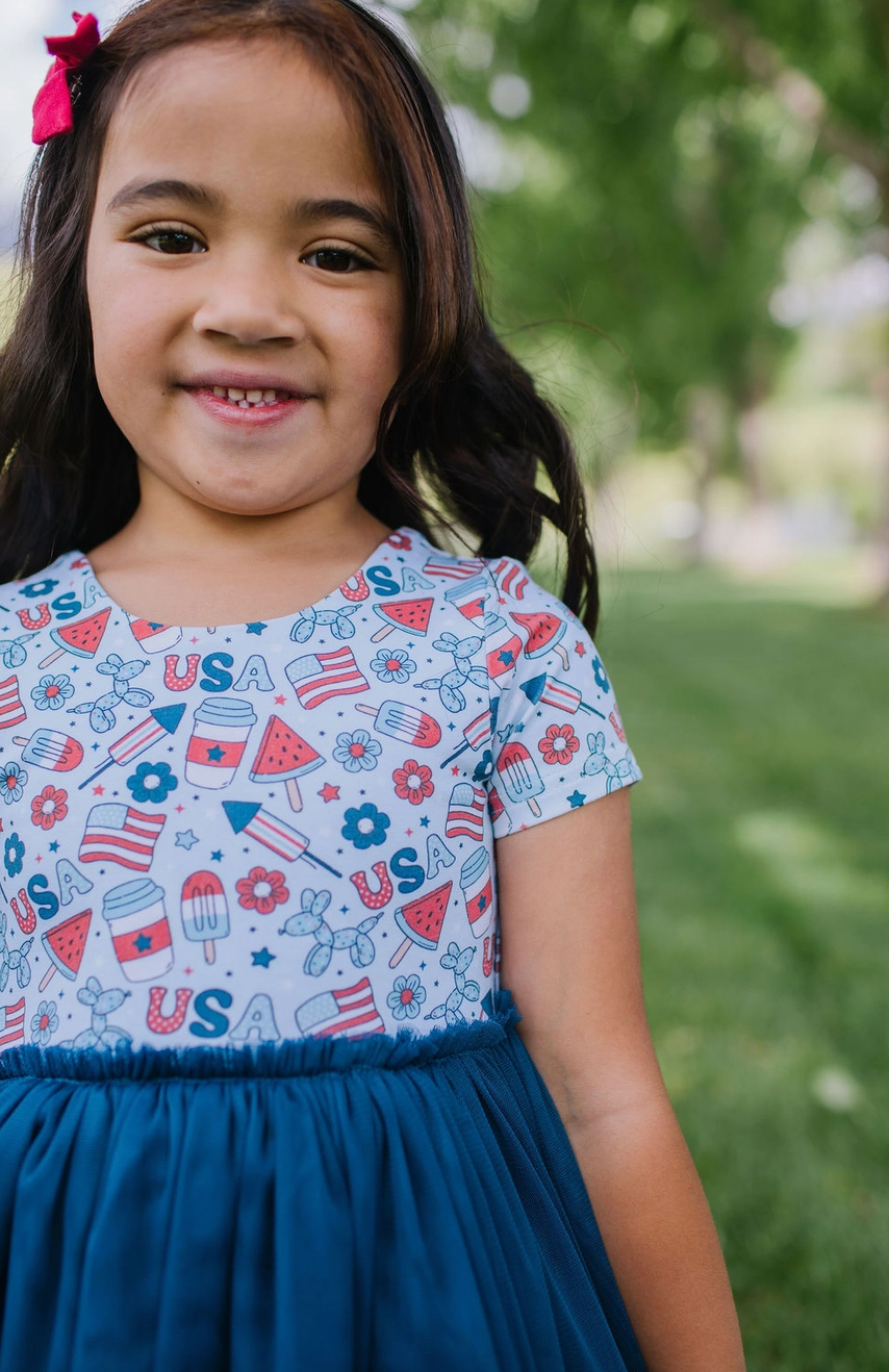 Tutu Dress - Blue Celebration