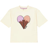 Oversized Graphic Tee - White Ice Cream FINAL SALE