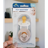 Itzy Soother Natural Rubber Paci Set - Harbor + Coast