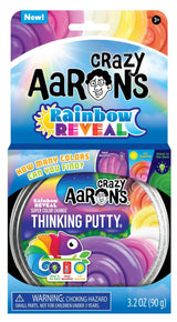 Crazy Aaron's Thinking Putty 4" Tin - Rainbow Reveal
