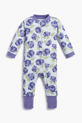 Zip Romper - Hydrangeas