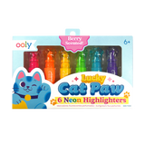 Lucky Cat Paw Neon Highlighters