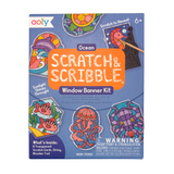 Mini Scratch & Scribble Window Banner Kit - Ocean