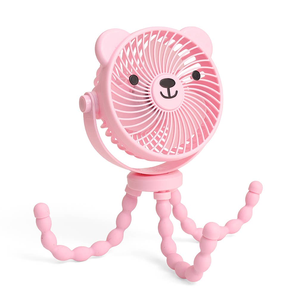 Itzy Breeze 3-Speed Stroller Fan - Pink