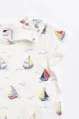 Slub Shortie Romper - Little Skippers