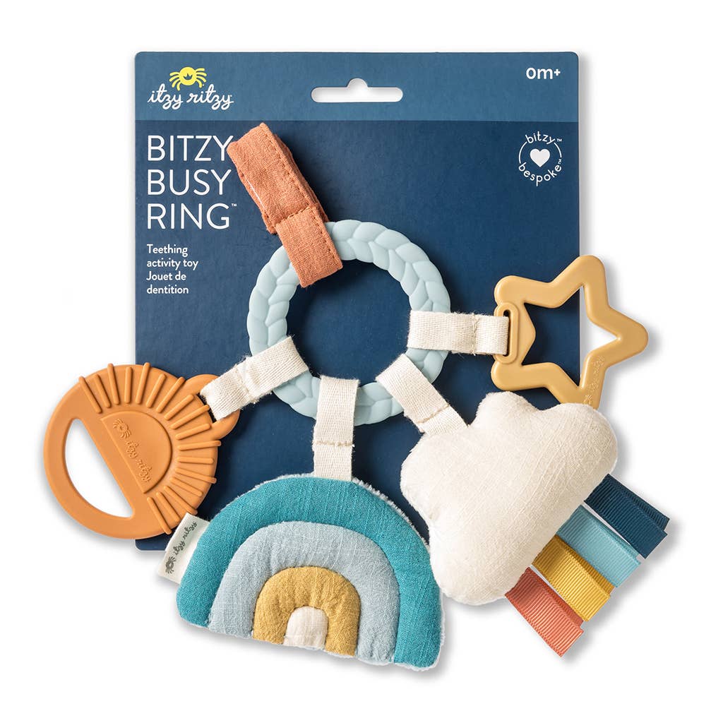 Bitzy Busy Ring Teething Activity Toy - Veggie