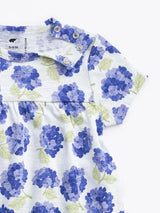 Shorty Bubble Romper - Hydrangea