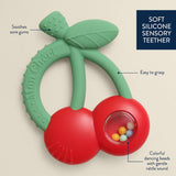 Bitzy Shake Teether Rattle - Cherries