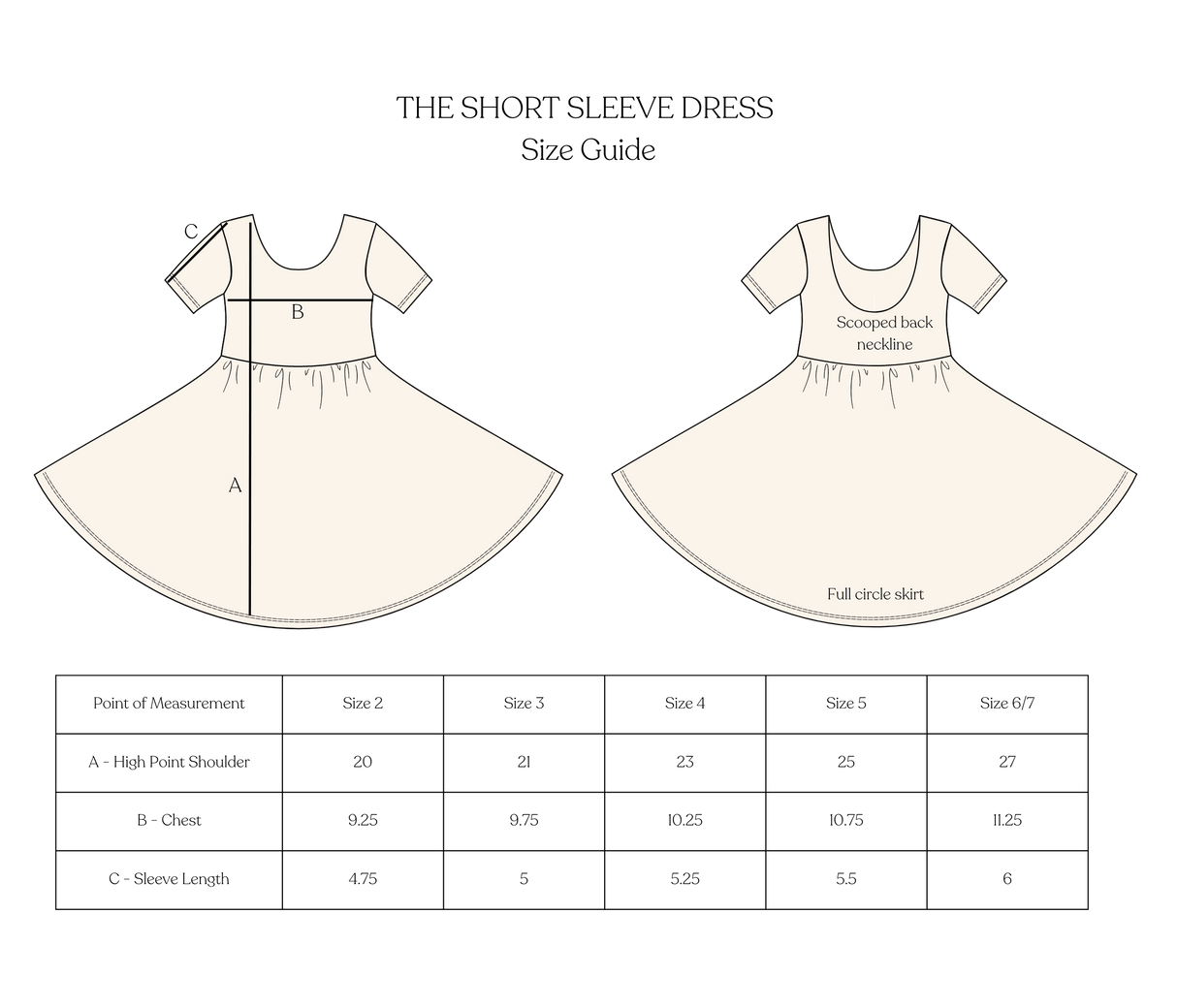 Short Sleeve Twirl Dress - Posy Pop