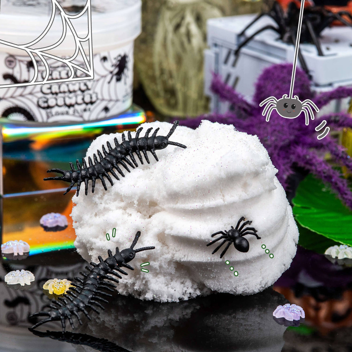 Kawaii Slime - Creepy Crawly Cobwebs Cloud Slime