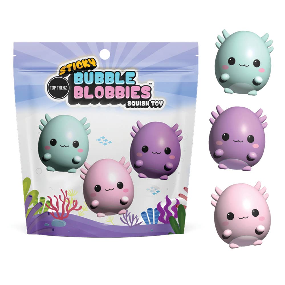 Sticky Bubble Blobbies - Baby Axolotls
