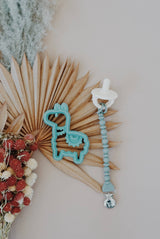 Sweetie Strap Pacifier Clip - Blue Beaded