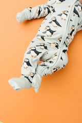 Bamboo Convertible Footie - Puffin Pals