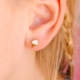 Pierced Co. Screwback Earrings - Storm Cloud