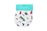 2-in-1 Burp Cloth and Bib - Massachusetts