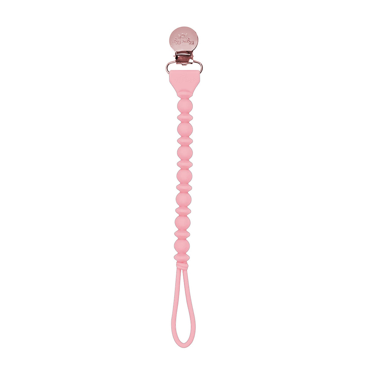 Sweetie Strap Pacifier Clip - Pink Beaded
