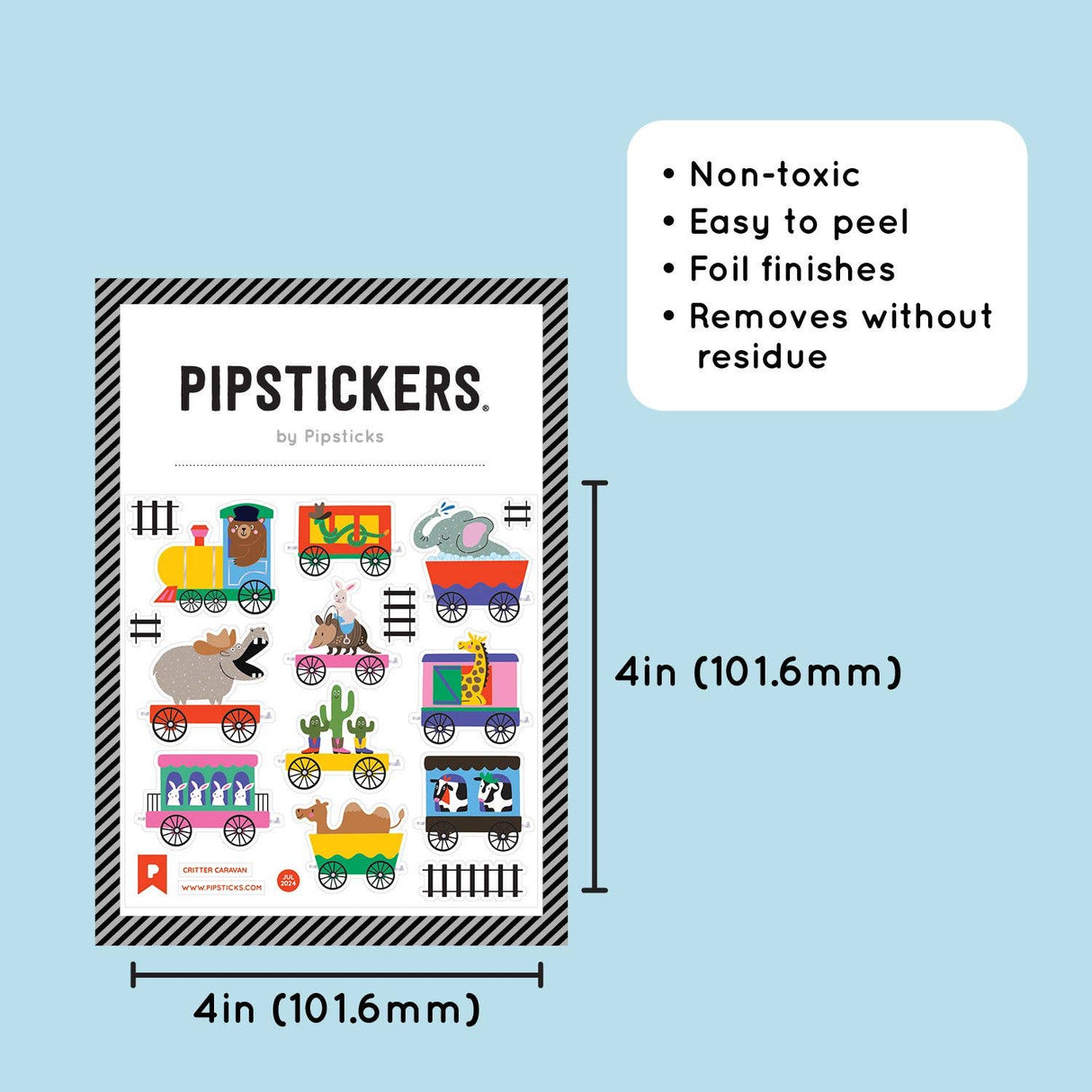 Pipstickers - Critter Caravan