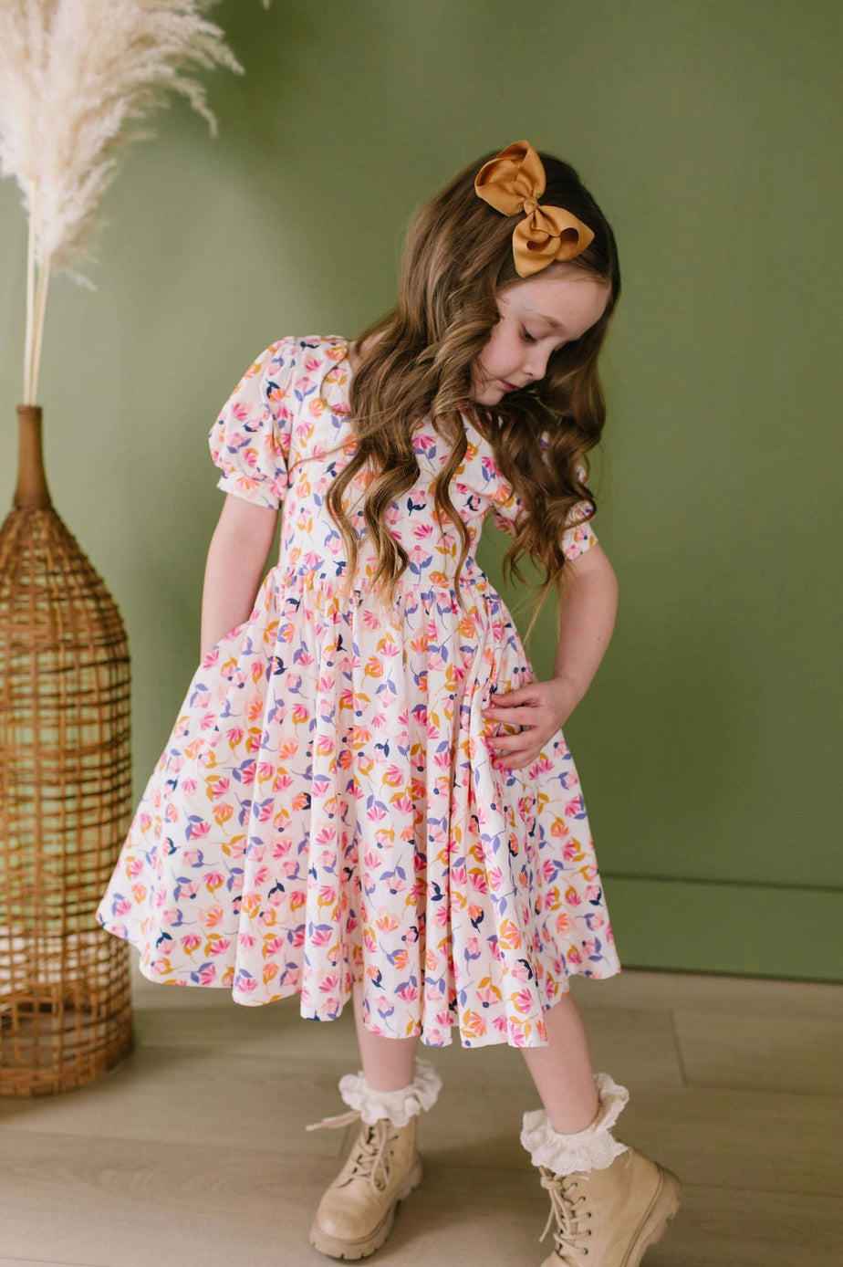 Puff Dress - Autumn Bloom FINAL SALE