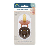 Itzy Soother Natural Rubber Paci Set - Blossom + Rosewood