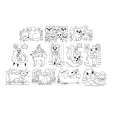 Undercover Art Hidden Patterns Coloring Activity - Dog Days