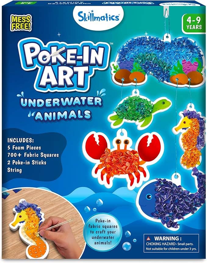 Poke-In Art - Underwater Animals