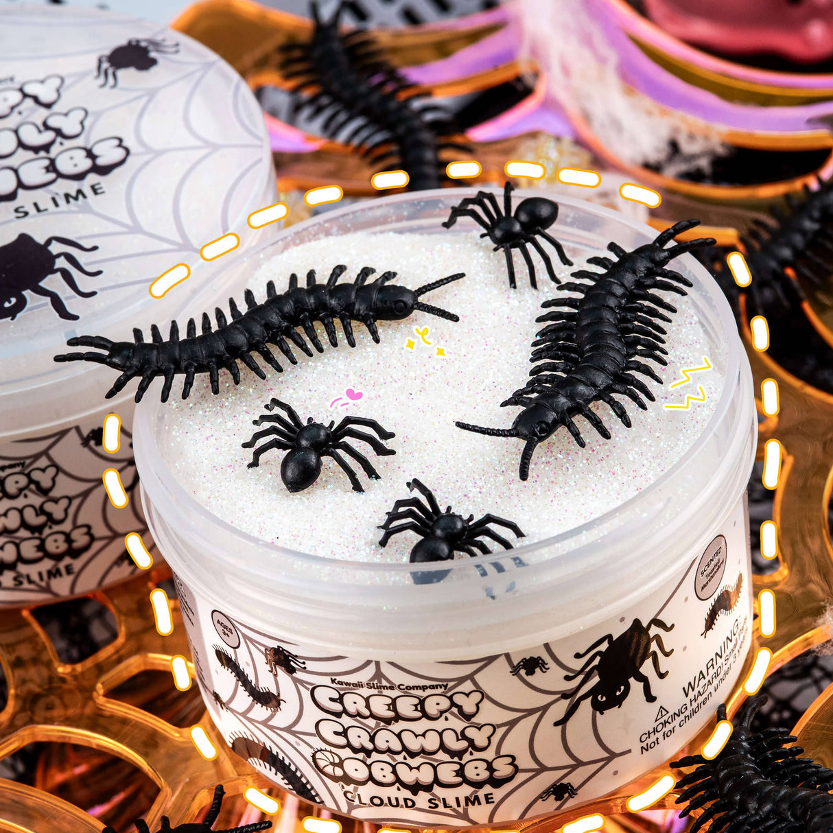 Kawaii Slime - Creepy Crawly Cobwebs Cloud Slime