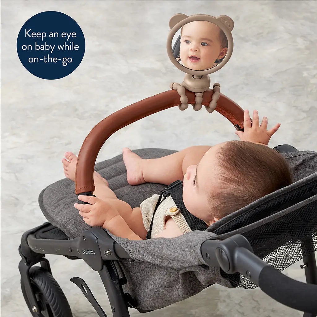 Itzy Peek Stroller Mirror - Bear