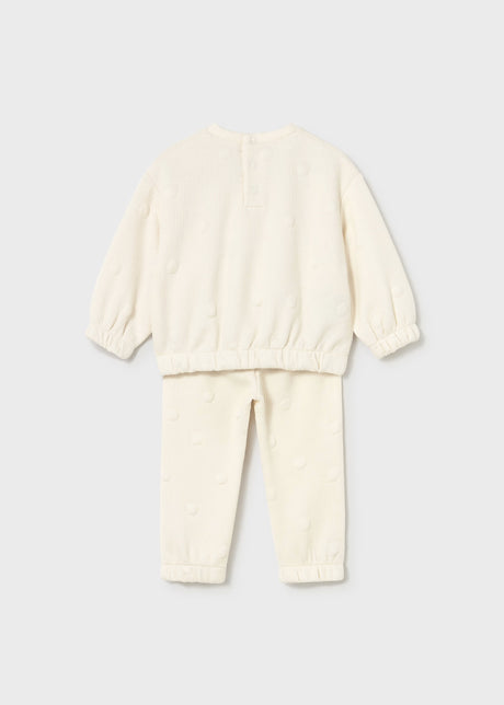 Textured Tracksuit Set - Macchiato