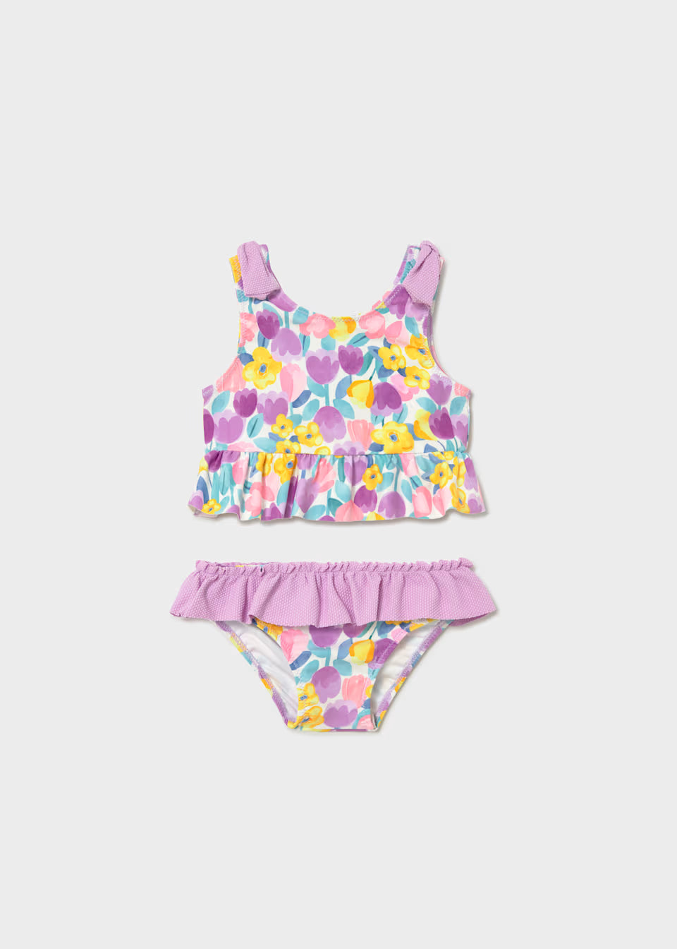 Two Piece Swimsuit - Lilac Floral