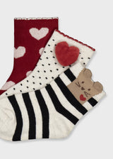 3 Pack of Socks - Hearts