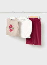 Vest Outfit - Raspberry
