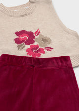 Vest Outfit - Raspberry