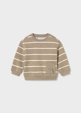 Pocket Pullover - Truffle Stripe