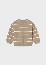Pocket Pullover - Truffle Stripe