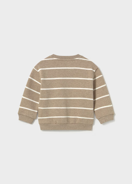 Pocket Pullover - Truffle Stripe