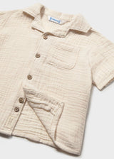 Muslin Button Down - Hemp
