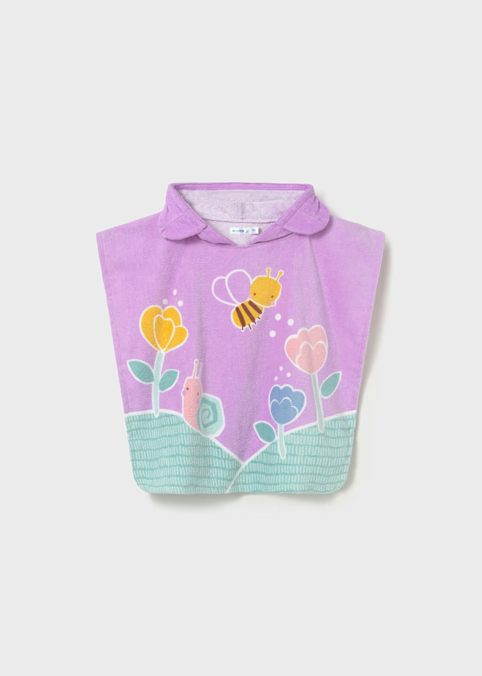 Hooded Towel Poncho - Garden Friends