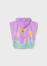 Hooded Towel Poncho - Garden Friends