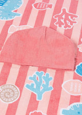 Toddler Hooded Towel Poncho - Terracotta