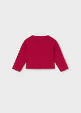 Bow Cardigan - Red