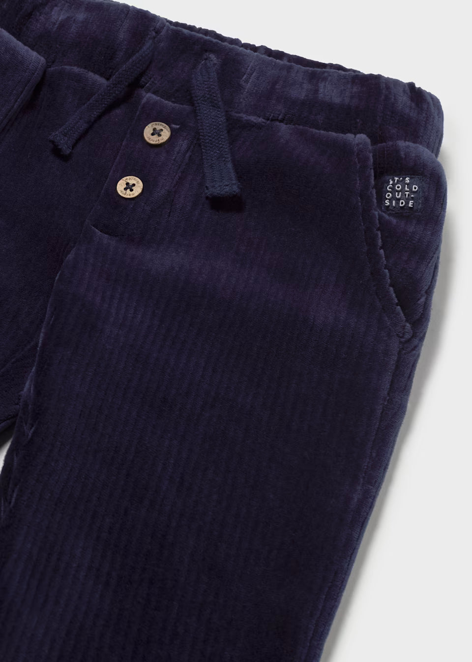 Soft Cord Pants - Navy