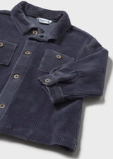 Soft Cord Overshirt - Blue Whale