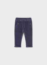 Pull On Cords - Whale Blue