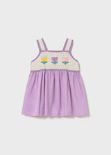 Crochet Detail Dress - Lilac