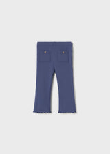 Rib Knit Flares - Porcelain
