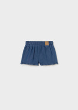 Flutter Hem Shorts - Dark Wash